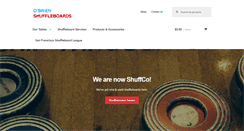 Desktop Screenshot of obrienshuffleboards.com