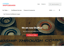 Tablet Screenshot of obrienshuffleboards.com